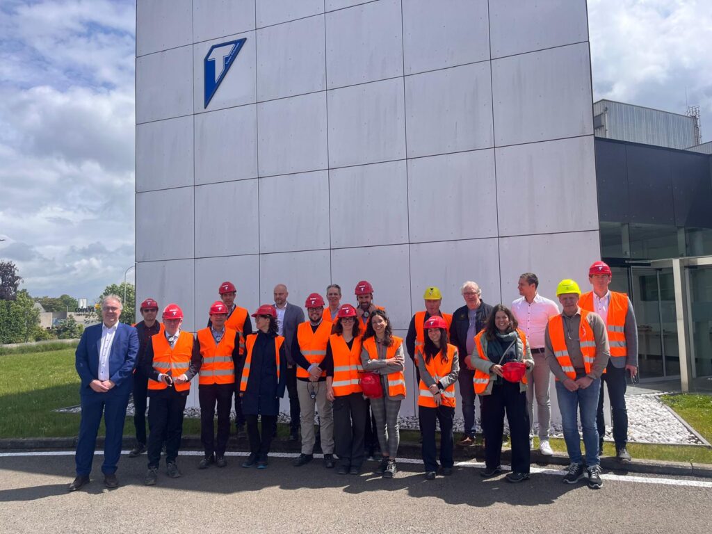 Tienen factory visit with EU Commission, 20 May 2026. With the EU SPIRIT project, organised by EHPA. Photo: Sonia Bianconi