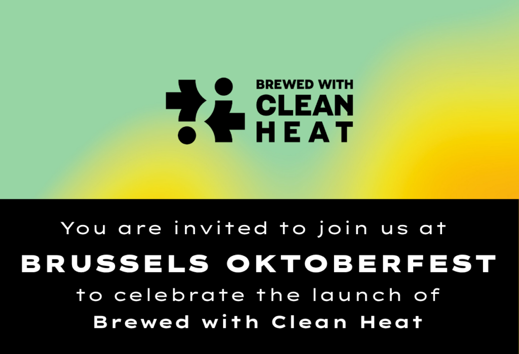Brewed with Clean Heat - Oktoberfest invite, 15 October 2026