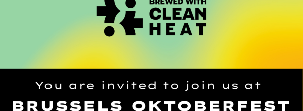 Brewed with Clean Heat - Oktoberfest invite, 15 October 2026